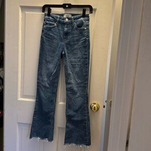 Paige jeans size 24 cropped flared ankle Claudine style